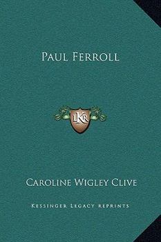 Hardcover Paul Ferroll Book