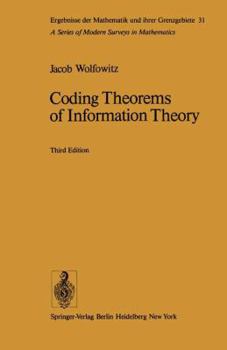 Hardcover Coding Theorems of Information Theory Book