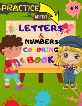 Paperback Letters and Numbers Coloring Book