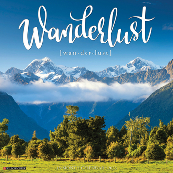 Calendar Wanderlust 2023 Wall Calendar Book