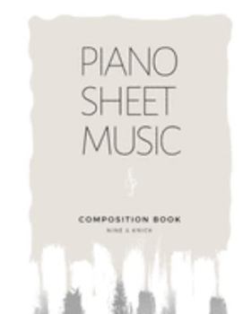 Paperback Piano Sheet Music Composition Book