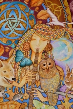 "The Song Of The Forest".: Mystic Witch Celtic Irish Notebook Journal. Irish Celtic Gift. Forest Nature Journal. 6'x9'. dotted. 120 pags.
