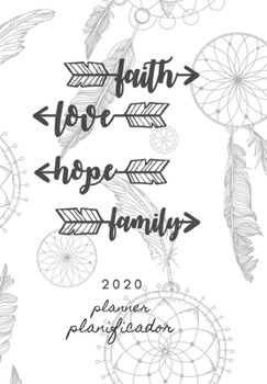 2020 Planner Planificador Monthly : 2020 Planner Planificador Monthly: English Spanish ESL Planner Notebook Journal, Monthly Calendar with Coloring Pages, Dot Grid Pages for to Do Lists, Drawings, 5x8
