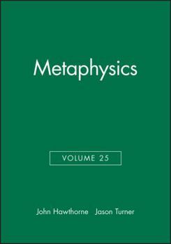 Paperback Metaphysics, Volume 25 Book