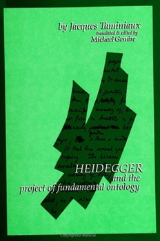 Paperback Heidegger and the Project of Fundamental Ontology Book