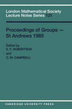 Printed Access Code Proceedings of Groups - St. Andrews 1985 Book