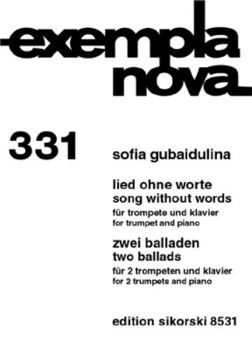 Paperback Song Without Words & Two Ballads: Trumpet and Piano Book