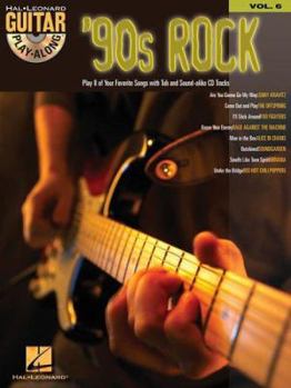 Paperback '90s Rock: Guitar Play-Along Volume 6 Book