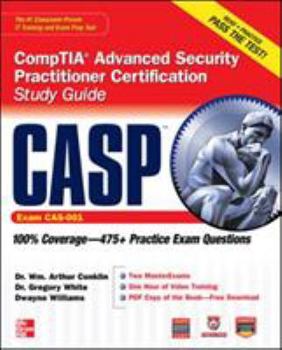Paperback Casp Comptia Advanced Security Practitioner Certification Study Guide (Exam Cas-001) Book
