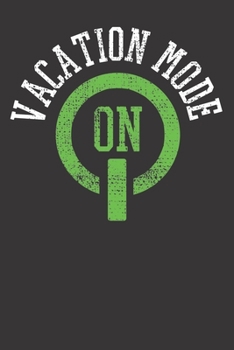 Paperback Notebook: Summer Vacation Gift Dot Grid 6x9 120 Pages Book