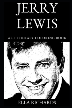 Paperback Jerry Lewis Art Therapy Coloring Book