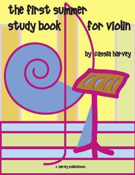 Paperback The First Summer Study Book for Violin Book
