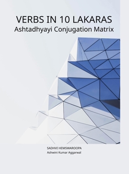 Hardcover Verbs in 10 Lakaras Ashtadhyayi Conjugation Matrix Book