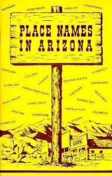 Paperback Place Names in Arizona Book