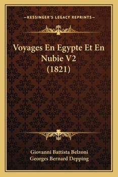 Paperback Voyages En Egypte Et En Nubie V2 (1821) [French] Book