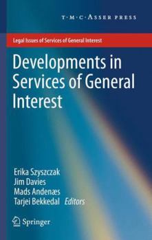 Paperback Developments in Services of General Interest Book