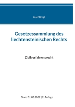 Paperback Gesetzessammlung des liechtensteinischen Rechts: Zivilverfahrensrecht [German] Book
