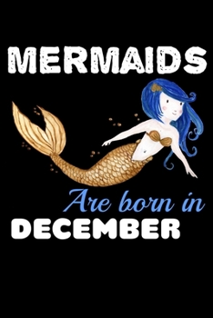 Paperback Mermaids Are Born In December: Recipe Book Food Book