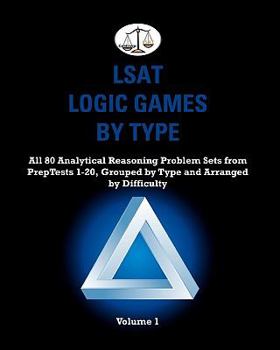 Paperback Lsat Logic Games by Type: All 80 Analytical Reasoning Problem Sets from Preptests 1-20, Grouped by Type and Arranged by Difficulty Book