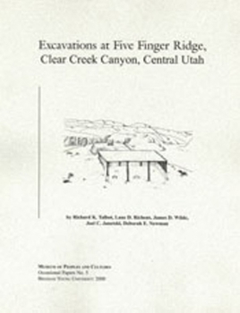 Paperback Excavations at Five Finger Ridge Op #5: Volume 5 Book