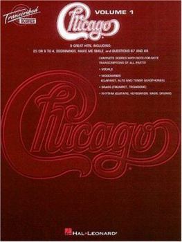 Paperback Chicago - Transcribed Scores Volume 1 Book
