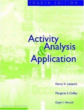 Paperback Activity Analysis and Application Book