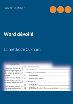 Paperback Word dévoilé: La méthode Ockham [French] Book