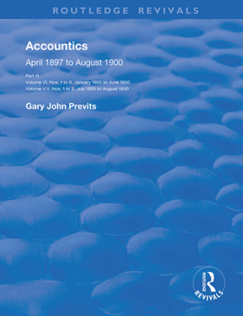 Paperback Accountics, Part III: January 1900 to August 1900 Book