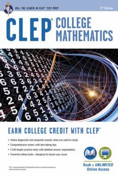 Paperback Clep(r) College Mathematics Book + Online Book