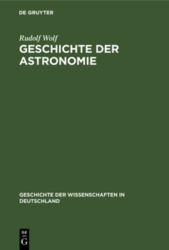 Hardcover Geschichte Der Astronomie [German] Book