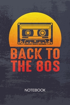 Bullet Dotted Journal: Old School Lover Notebook Dotted Grid a5 6x9 120 Pages - Best of 80s Planner 80s Cassette Diary 90s Party - 90s Kids Partygoer Gift Idea for Men and Women