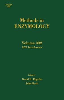 Hardcover Methods in Enzymology, Volyme 392: RNA Interference (Volume 392) Book