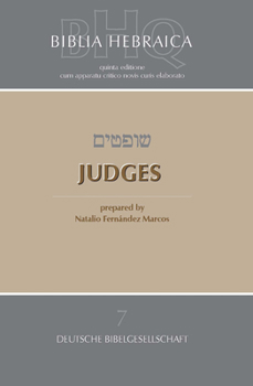 Paperback Biblia Hebraica Quinta (Bhq) Vol 7: Judges (Softcover) [Hebrew] Book