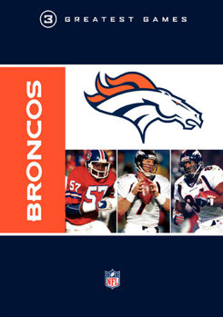 DVD Denver Broncos: 3 Greatest Games Book