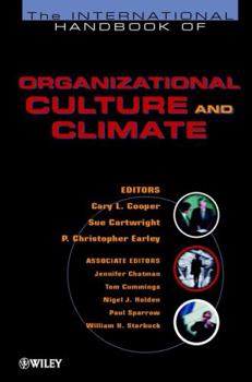 Hardcover The International Handbook of Organizational Culture and Climate Book