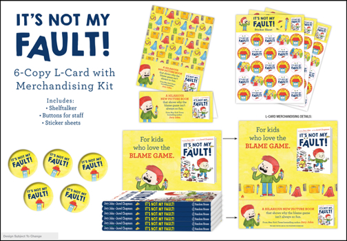 Hardcover It's Not My Fault! 6-Copy l-Card with Merchandising Kit Book