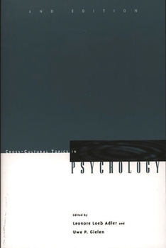 Paperback Cross-Cultural Topics in Psychology Book