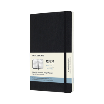 Unknown Binding Moleskine 2021-2022 Monthly Planner, 18m, Large, Black, Soft Cover (5 X 8.25) Book