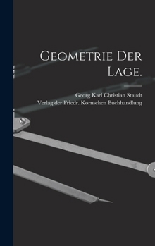 Hardcover Geometrie der Lage. [German] Book