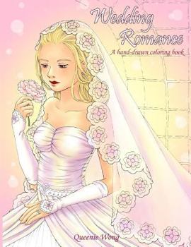 Paperback Wedding Romance - A hand-drawn coloring book