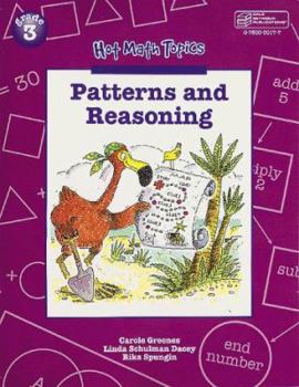 Hardcover Hot Math Topics Grade 3: Patterns & Reasoning Copyright 1999 Book