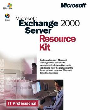 Paperback Microsofta Exchange 2000 Server Resource Kit [With CDROM] Book