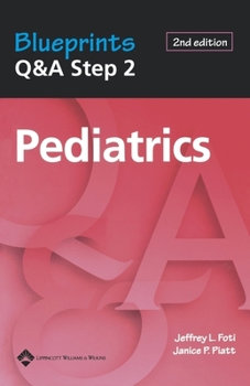 Paperback Blueprints Q&A Step 2 Pediatrics Book