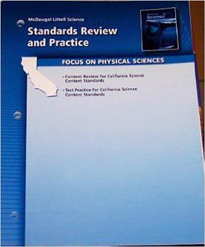 Paperback Standards Review and Practice Book (Student) Grade 8: Physical Science Book