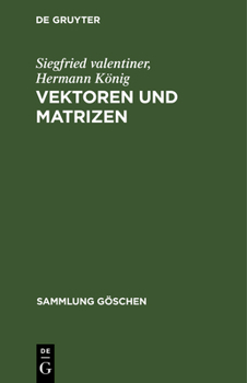 Hardcover Vektoren und Matrizen [German] Book