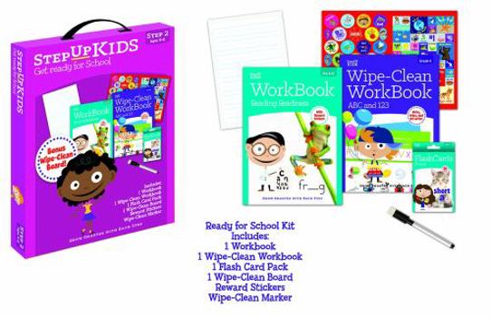 Paperback STEP UP KIDS: Get Ready for School Kit-Step 2 Ages 5-7 Book