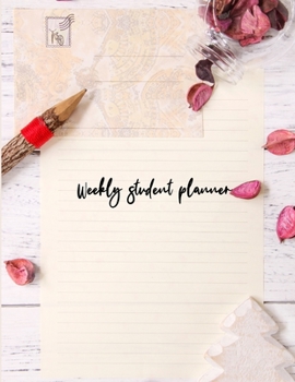 Paperback Weekly student planner Book