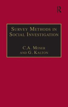 Paperback Survey Methods in Social Investigation Book