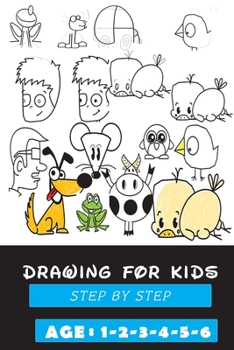 Paperback drawing journal for keds: Easy Techniques and Step-by-Step Book