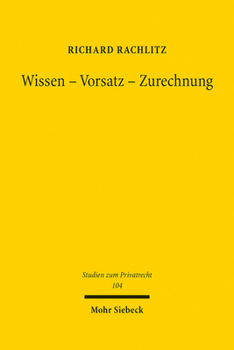 Hardcover Wissen - Vorsatz - Zurechnung [German] Book